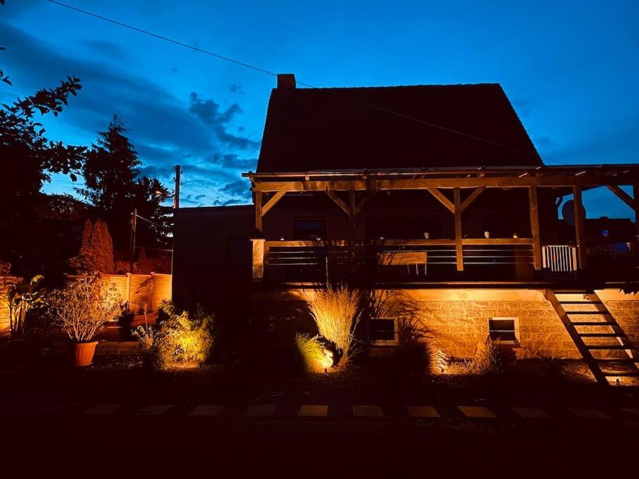 Pool, Sauna Und Blick Ins Gruene Wittenberg Buitenkant foto