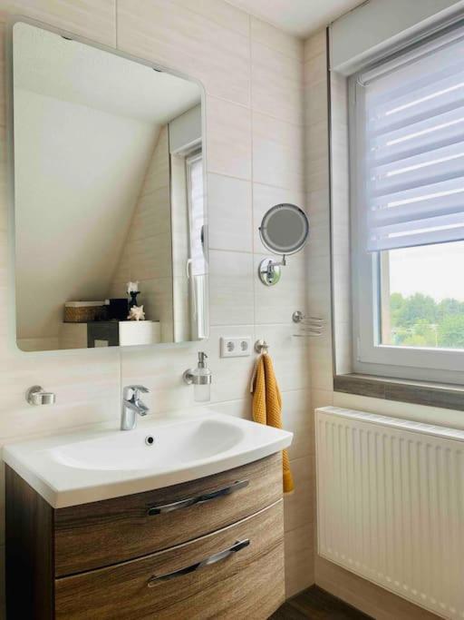 Pool, Sauna Und Blick Ins Gruene Wittenberg Buitenkant foto