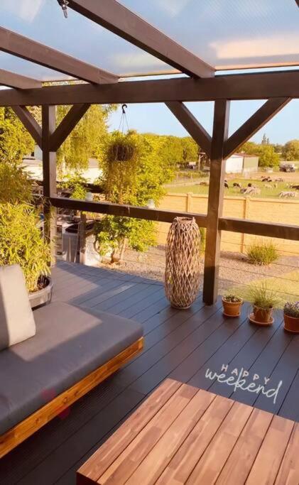 Pool, Sauna Und Blick Ins Gruene Wittenberg Buitenkant foto